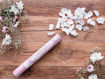 Picture of CONFETTI CANNON WITH ROSE PETALS WHITE 40CM